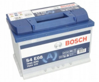 Фото Картинка аккумулятора Bosch 70Ah 760A EFB S4 E08 от интернет магазина Pneuepxert.md 